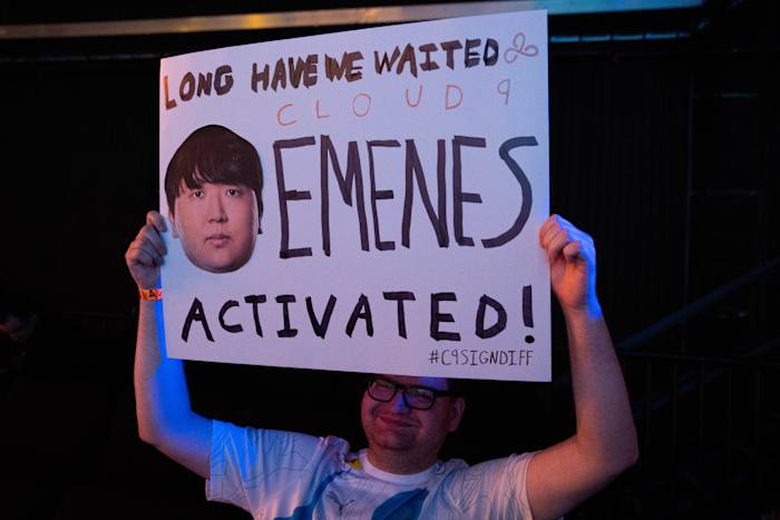 EMENES was the player of the game in Cloud9's win over TSM